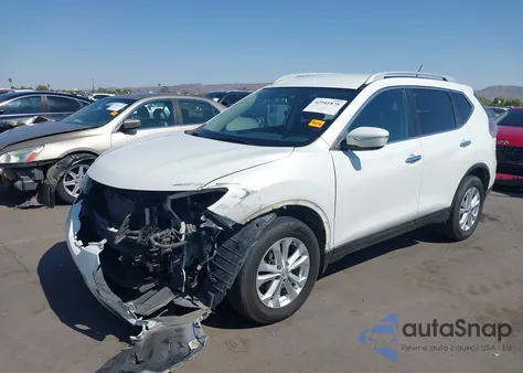 2014 Nissan Rogue Sv z USA, uszkodzony, nr VIN 5N1AT2MV4EC862197